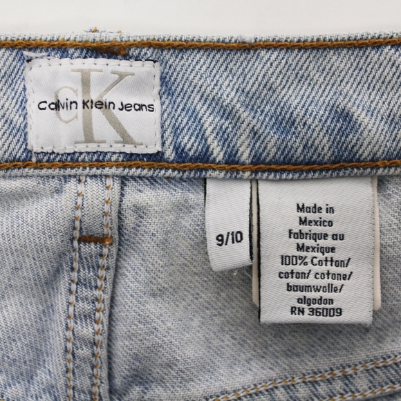 Vintage Calvin Klein Jeans High Waist Denim Shorts - Picture 7 of 7